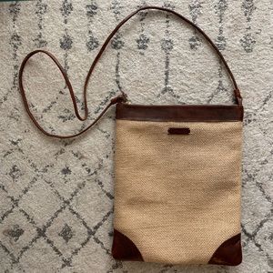 Club Monaco Large Woven Cross Body